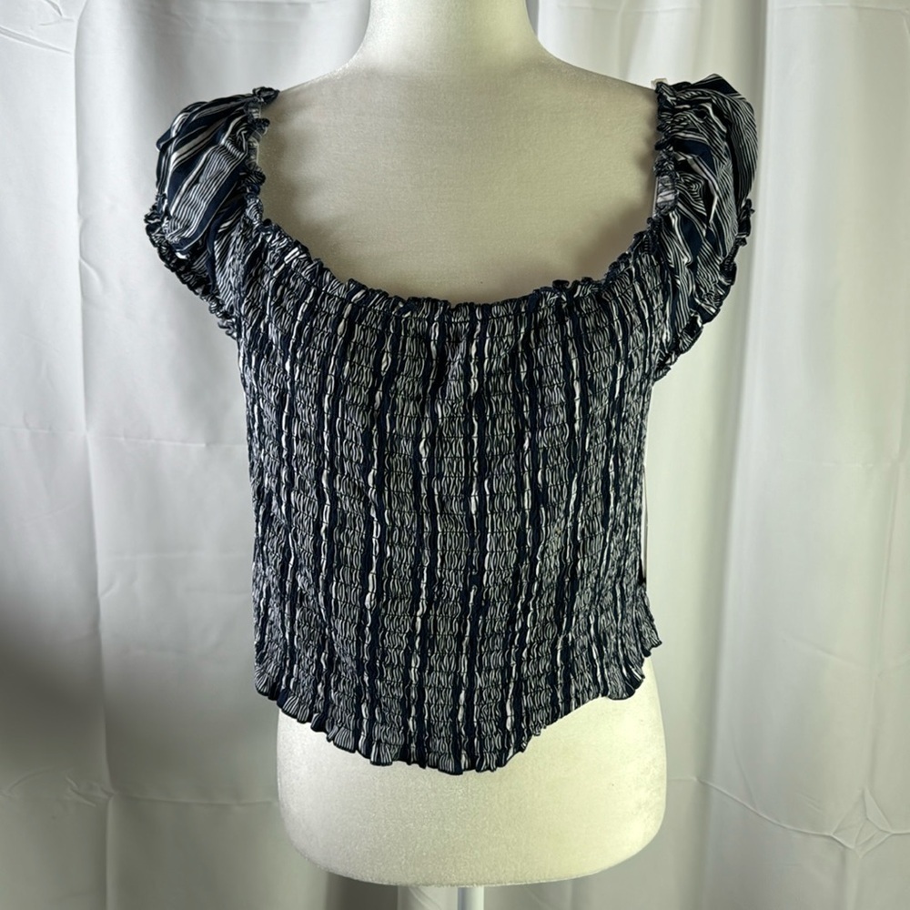 No Boundaries Women’s Blue/white top‎ XXl